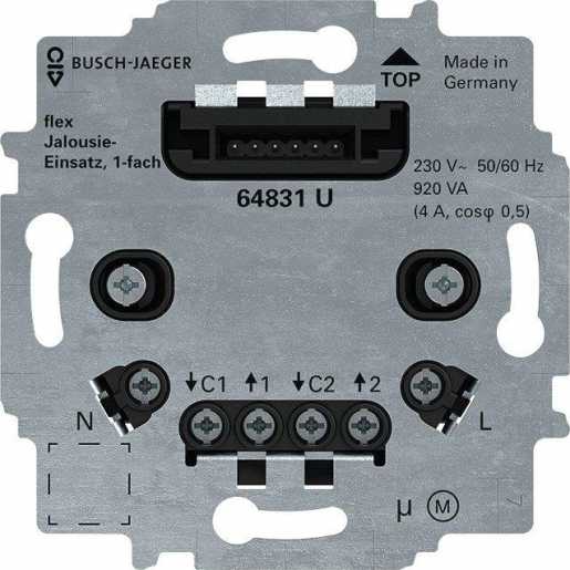 Jalousie-Einsatz flex, 1-f 64831 U 