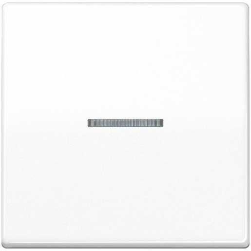 Wippe mit Lichtleiter für KNX Taster 1fach Duroplast Serie AS alpinweiß 
