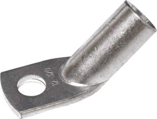 Winkelrohrkabelschuh 45 Grad 120qmm M12 verzinnt R-Serie 