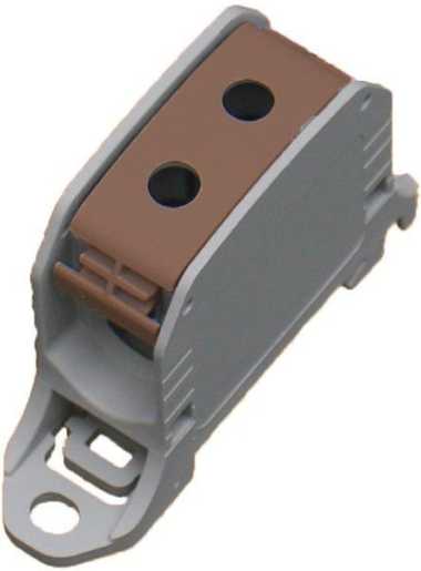 RKA 50/1 1x2 087310-3-3 Al/Cu braun 