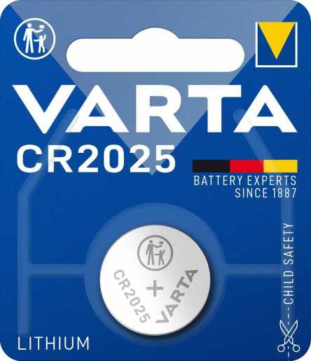 Knopfzelle CR 2025 Elektronikbatterie Professional Electronics 1 Stk 