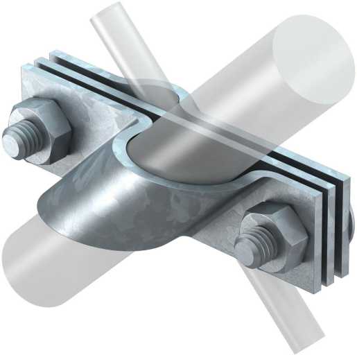 Anschlussschelle für Rund-und Flachleiter 25mm St FT 
