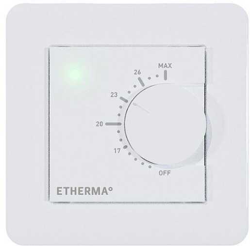 Thermostat mit App-Funktion und Drehrad, 16A, 5-28°C 