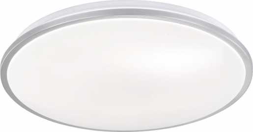 Deckenleuchte Jaso silber/weiß LED 22W 2700lm 3-Stufen dimmbar 