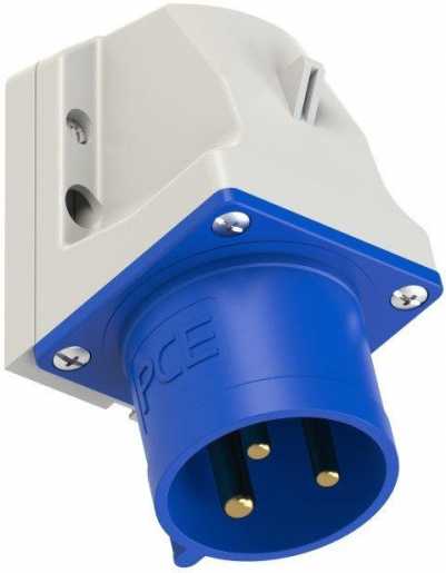 CEE-Wandgerätestecker 32A 3p 6h IP44 