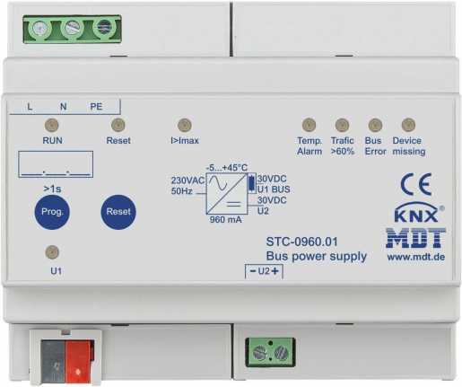 Busspannungsversorgung mit Diagnosefunktion 6TE REG 960mA 