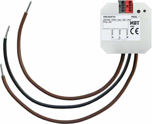 Schaltaktor 2-fach UP 10A 230VAC Kompakt 14µF 2EVG 