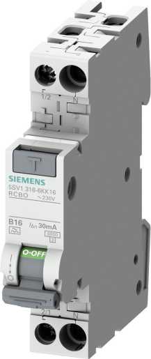 FI/LS kompakt 1P+N 6kA Typ A(G) 30mA B10 