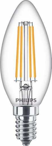 LED Kerzenlampe CorePro LEDcandle 6,5-60W 806lm E14 827 B35 klar Glas IP44 