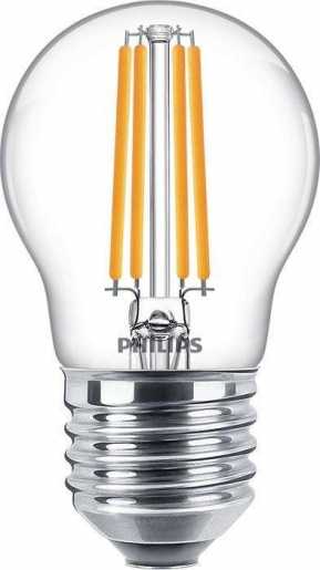 LED Tropfenlampe CorePro LEDLuster 6,5-60W 806lm P45 E27 klar Glas IP44 