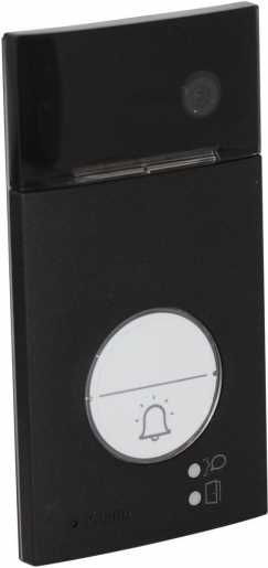 Aufputz-Türstation LINEA3000 Video Farbe Black mit Transponderleser IP54 IK10 