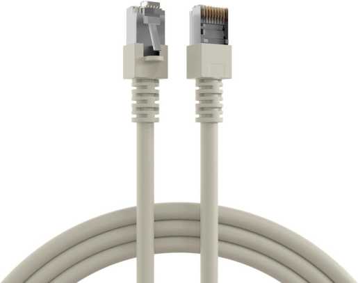 RJ45 Patchkabel SF/UTP Kat.5e 0,7m grau Kat.5E 