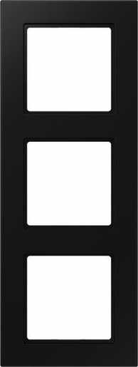 Jung Rahmen 3-fach A550 schwarz matt 