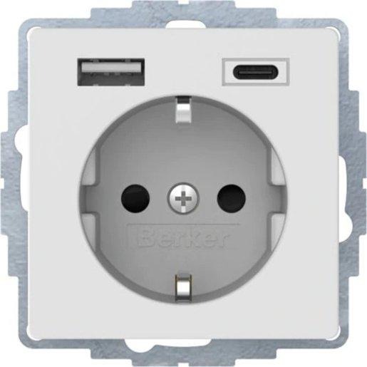 Q.x SSD mit 1x USB A/1x USB C polarweiß samt 