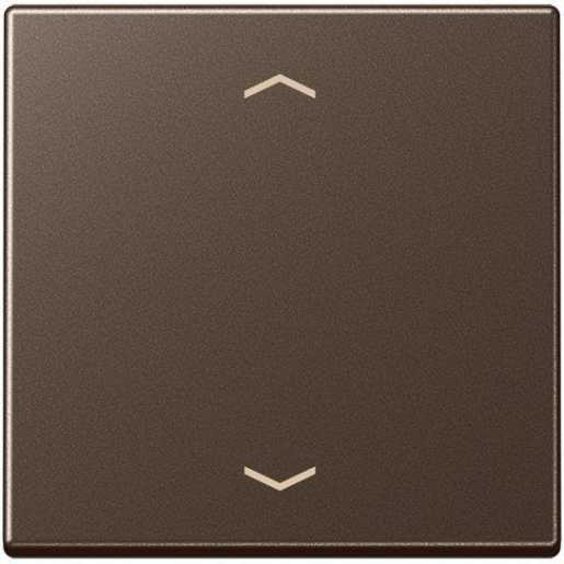 Steuertaste Standard, mit Pfeilsymbolen, Duroplast lackiert, Serie A, mokka 