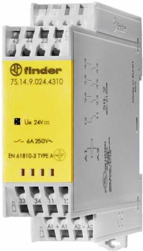 Relaismodul Typ A 3S+1Ö 
