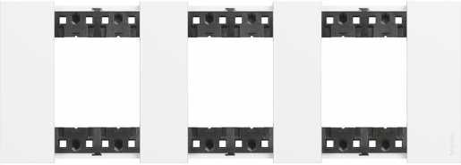LivingNow Abdeckrahmen 3x2-modulig in der Farbausführung White 