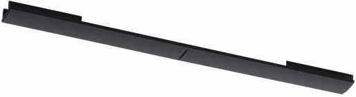 URail Cover Connector-Inlay Schwarz /Transparent Kunststoff 