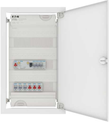 FLEX KLV Kleinverteiler bestückt 3-reihig HW & UP 10A &16A 