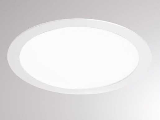 MOON ROUND Deckeneinbauleuchte weiß matt DA 160mm DM 175mm H20mm LED 12W 3000K 