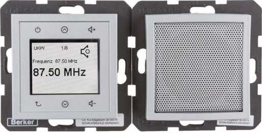 Radio Touch DAB+/Bluet. Set mit LS alu matt S.1/B.x 