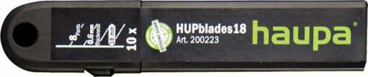 Cutterklingen HUPblackSeries18 