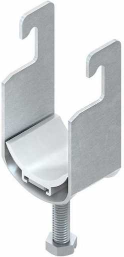 Universal-Bügelschelle für 1 Kabel Ø 34-42 mm Schlitzweite 18-22 mm 