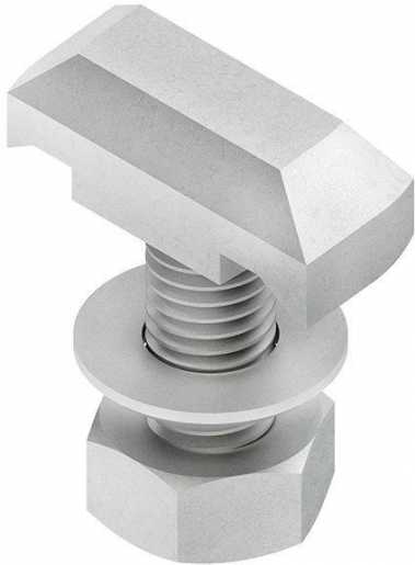 Hakenkopfschraube M10 Länge 30 mm Kopfbreite 14mm Kopflänge 33,7mm Stahl 