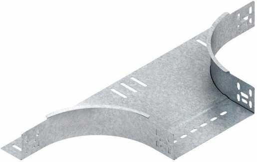 Anbau T-Stück für KR 60x302 mm mit ungelochten Seitenholmen Stahl bandverzinkt 