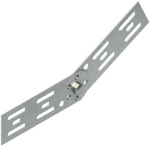 Gelenkverbinder vertikal Höhe 47mm Stahl bandverzinkt DIN EN 10346 inkl. Zubehör 