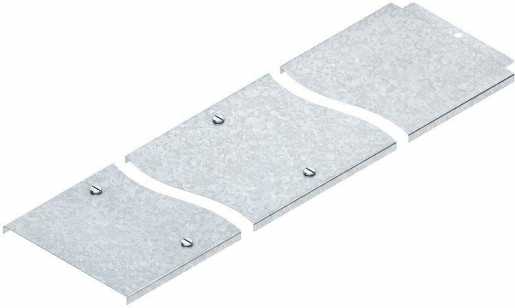 Deckel für KR/-leiter m. Stoßleiste 202x3000 mm t=0,75mm Stahl bandverzinkt 