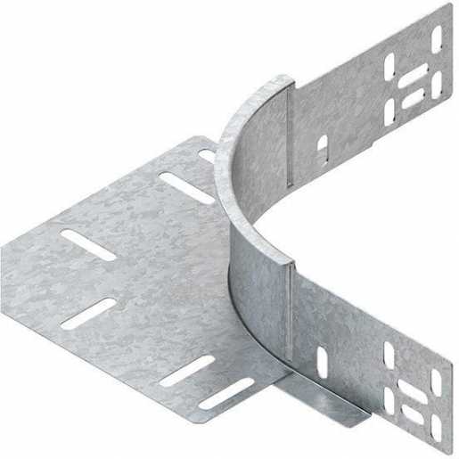 Eckanbaustück für KR Höhe 60 mm mit ungelochtem Seitenholm Edelstahl 