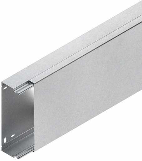 Leitungsschutzkanal mit Deckel 60x200x2000mm mit Bodenlochung Stahl bandverzinkt 