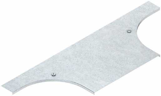 Deckel für Anbau T-Stück für KR Breite 304 mm mit Drehriegel Stahl feuerverzinkt 