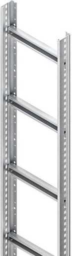 Steigetrasse 60x500x3000mm Sprossenabstand 300mm 1,75kN t=2mm Stahl bandverzinkt 