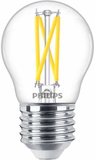 LED-Tropfenlampe MASTER LEDLuster 2,5-25W E27 927 P45 CL G 340lm 2700K DimTone 