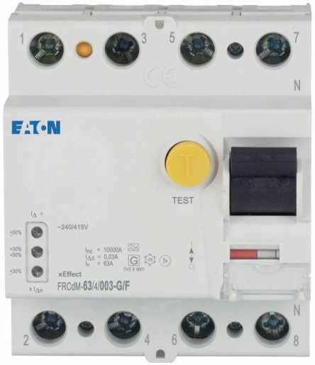 FI-Schutzschalter  40A 4-polig 300mA Typ G/F kurzverz. 