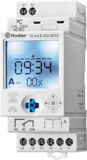 Schaltuhr Reiheneinbau Astro-Programm Joystick-Programmierung NFC-programmierbar 