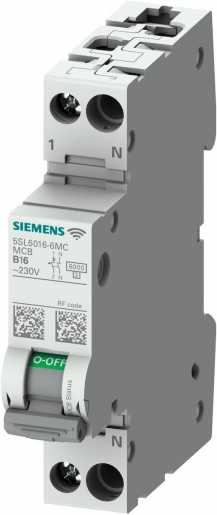 Leitungsschutzschalter mit Messfunktion Kommunikation 230V AC 6kA 1+N C 13A 