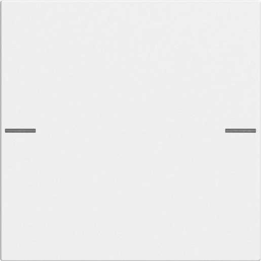 Wippenset 1-fach für Tastsensor 4 System 55 Reinweiß seidenmatt 