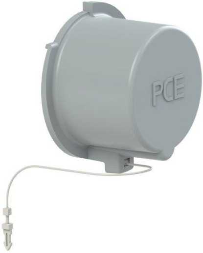 Wasserschutzkappe IP67 für CEE-Stecker 16A (3p) grau 