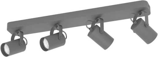 Strahlerbalken SOREGO GU10-LED 4x3W schwarz 