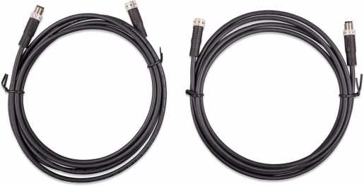 Kabel mit 3-poliges M8-Rundsteckverbinder Stecker/Buchse 