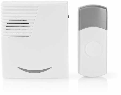 Drahtloses Türlingel Set DOORB211WT 36 Melodien IP44 Reichweite 300m 80 dB 