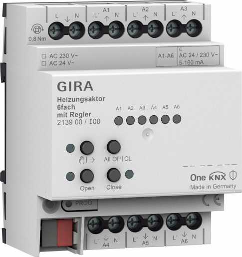 Heizungsaktor 6-fach Regler OneKNX REG 