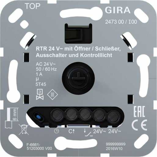 RTR 24 V Öff./Schließ. Aus + Kontroll Einsatz 