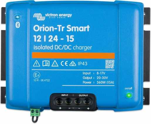 Orion-Tr Smart 12/24-15A (360W) Isolated DC-DC charger 