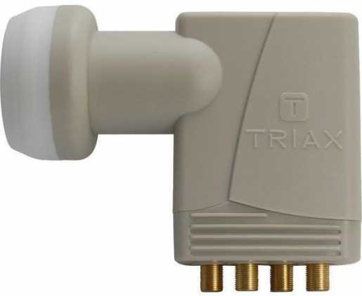 TQD 404 Gold Quad LNB F-Buchse grau 