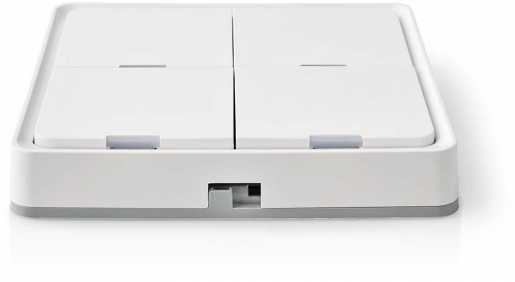 SmartLife Wandschalter Zigbee 3.0 Android iOS Wandhalterung weiß 