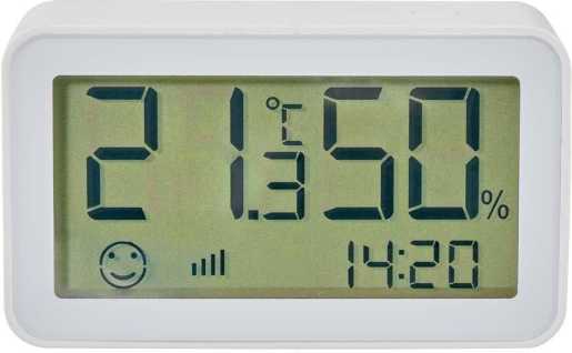 Klimasensor ZigBee 3.0 Batteriebetrieben 17x75x45 mm weiß 